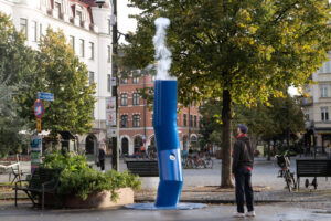 Det nya monumentet i Malmö.