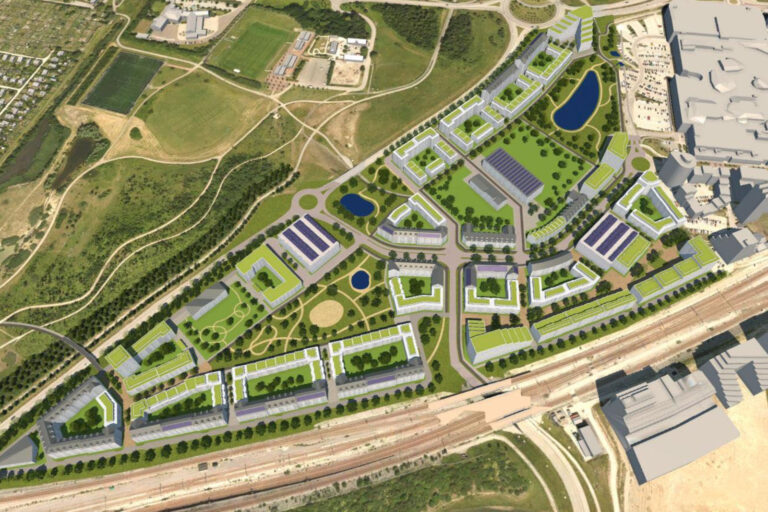 Karta över Västra Hyllie.